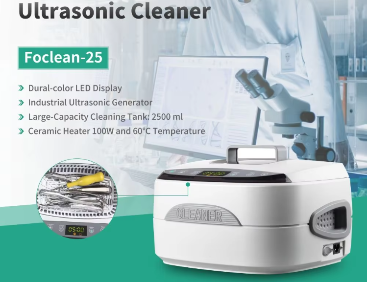 Fomos FOCLEAN-3L/5L Digital Ultrasonic Cleaner with Timer & Heater for Dental Lab Medical